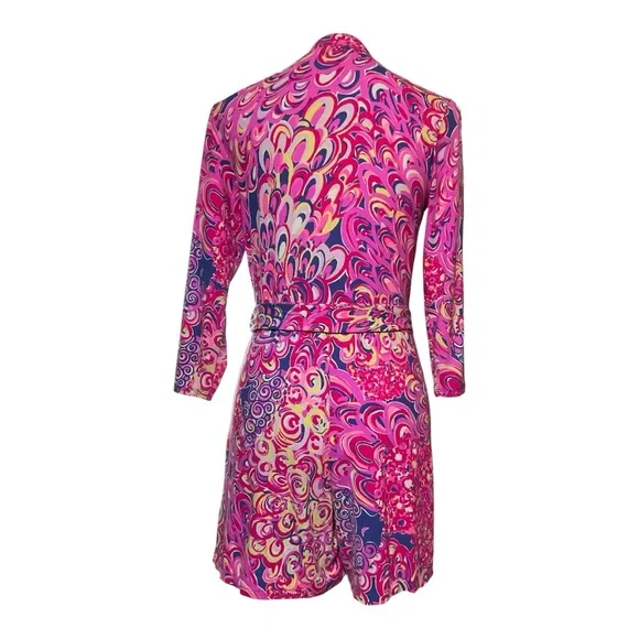 Lilly Pulitzer Karlie Wrap Romper Size M - Picture 6 of 11